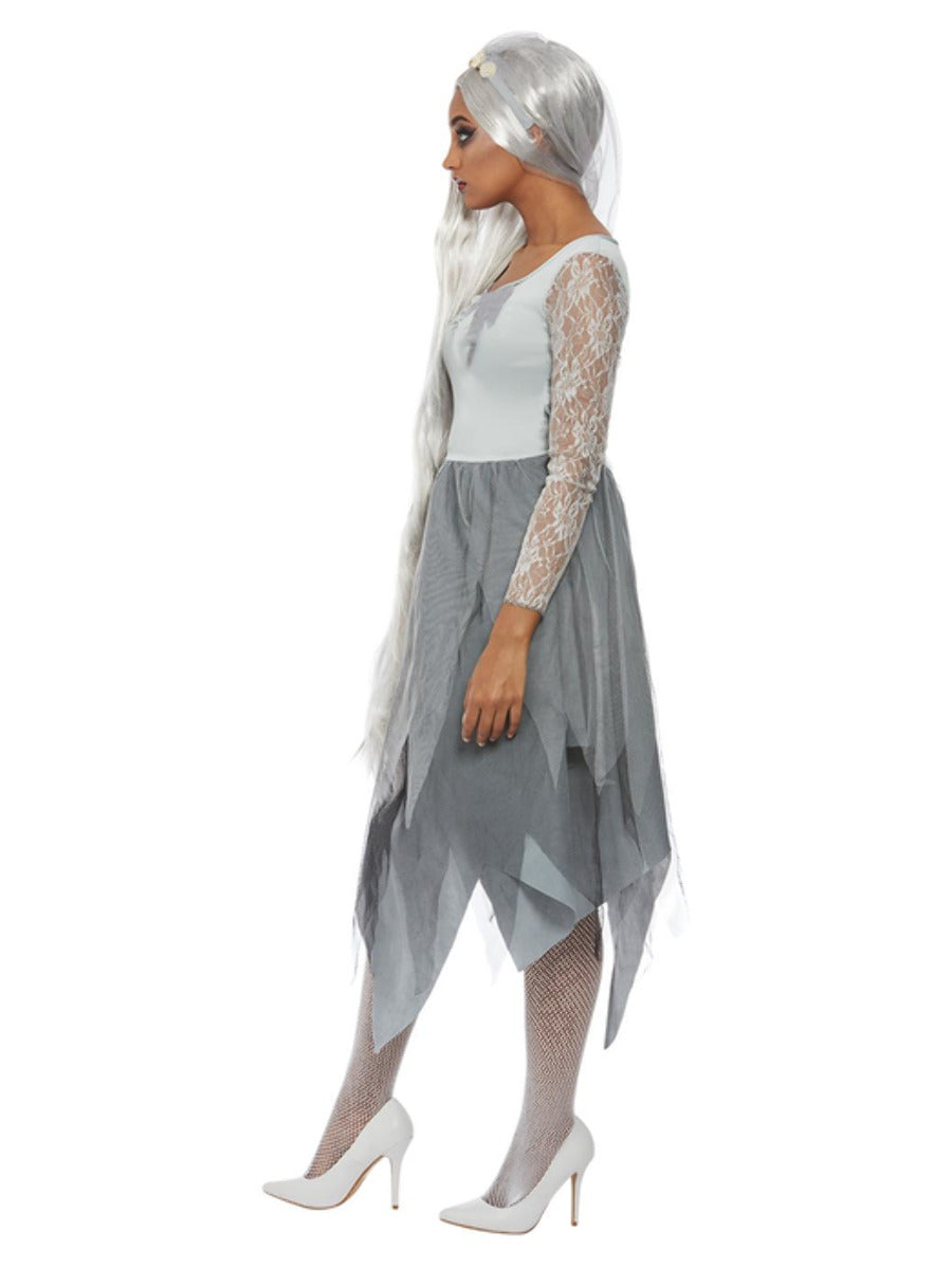 Grave Yard Bride Costume Grey WHOLESALE Side