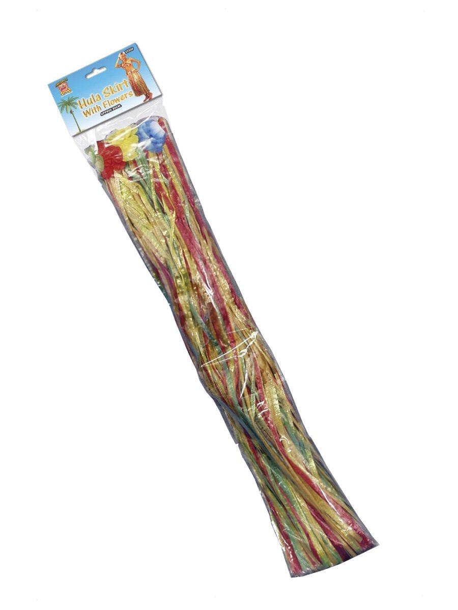 Hawaiian Hula Skirt, Multi-Coloured, Large Wholesale