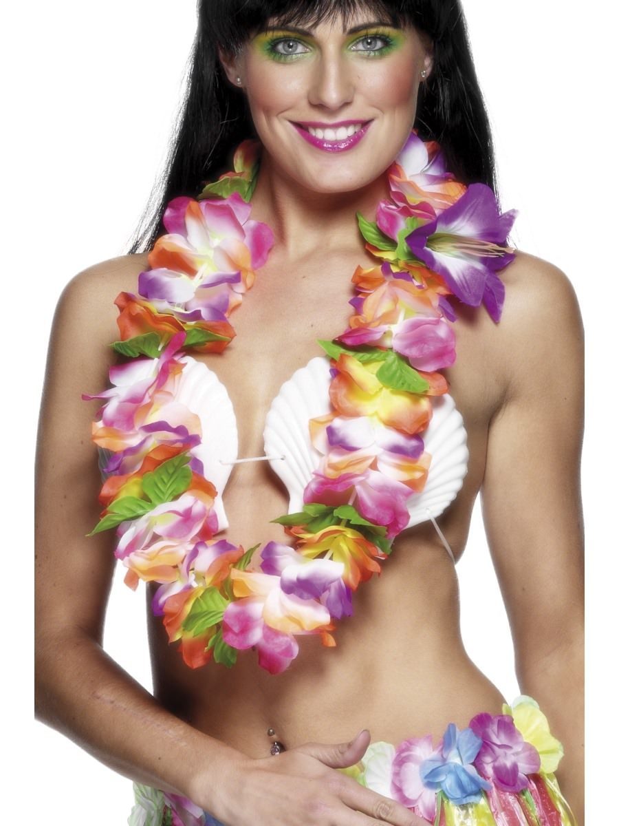 Hawaiian Lei, Large, Multi-Coloured Wholesale