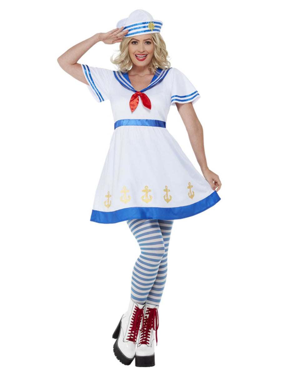 High Seas Sailor Costume White WHOLESALE Alternative 1