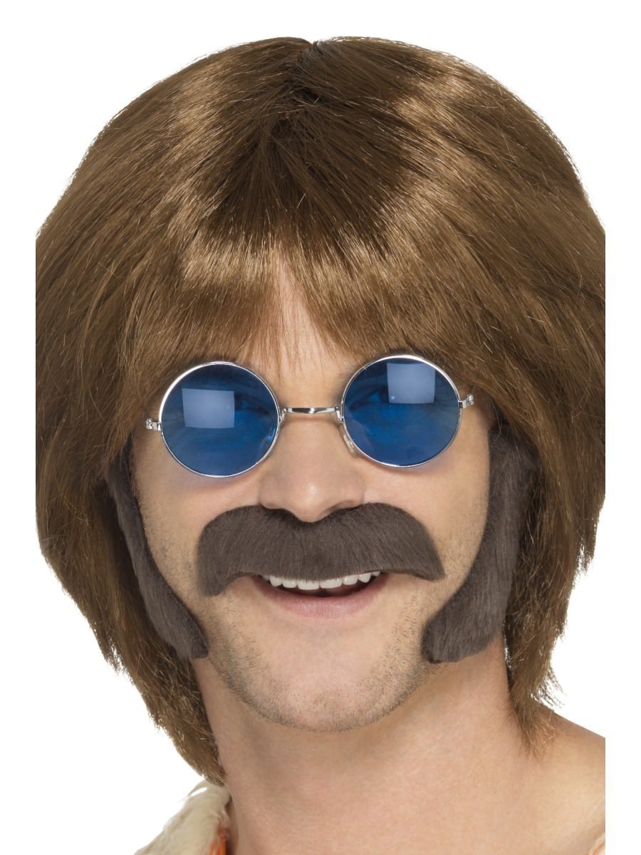 Hippie Disguise Set, Brown Wholesale