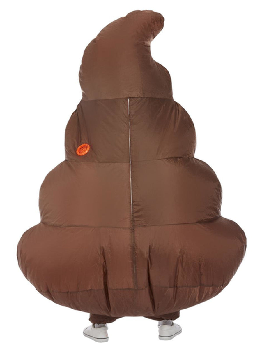 Inflatable Poop Costume Brown WHOLESALE Back