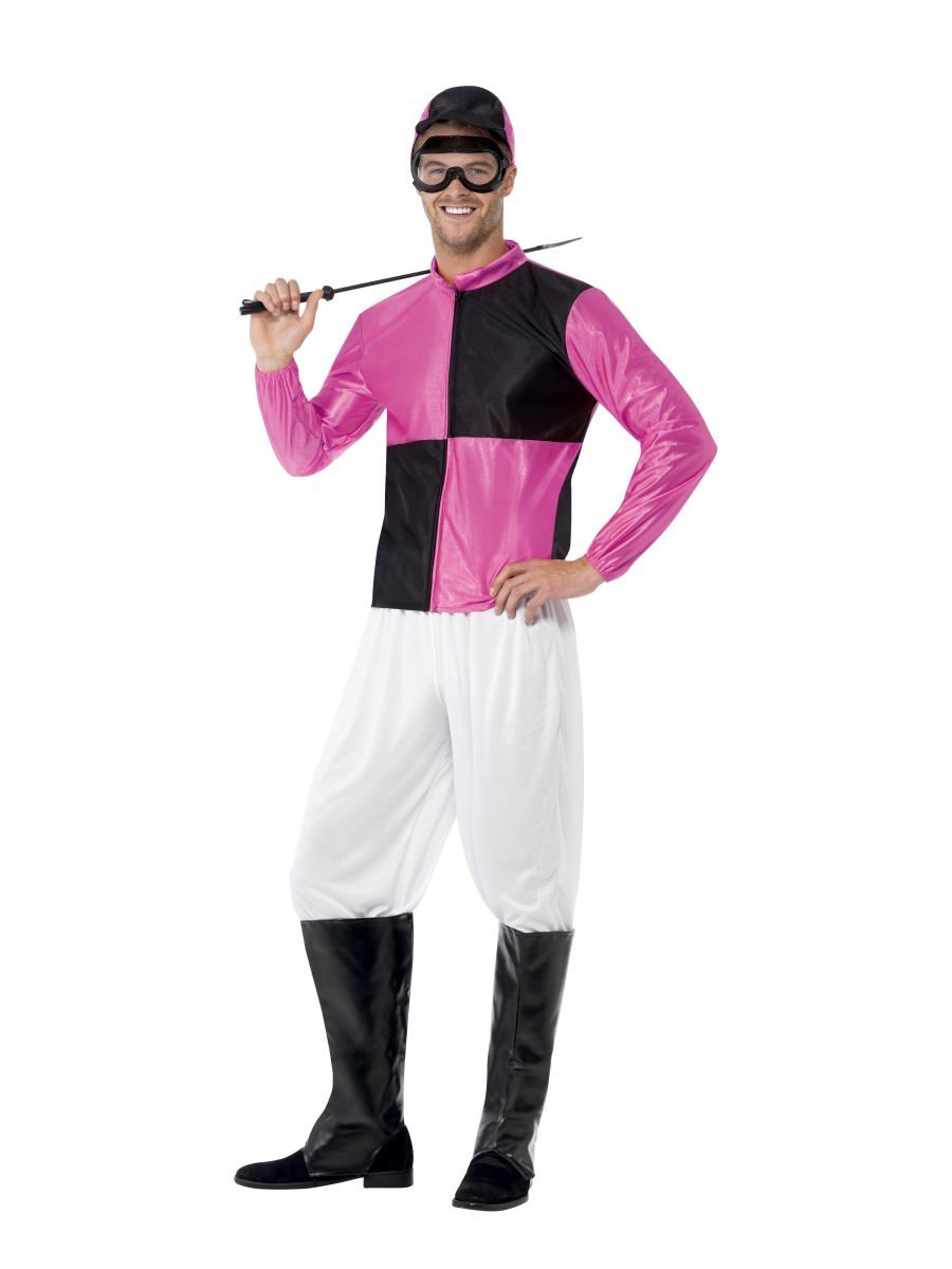 Jockey Costume, Black & Pink Wholesale