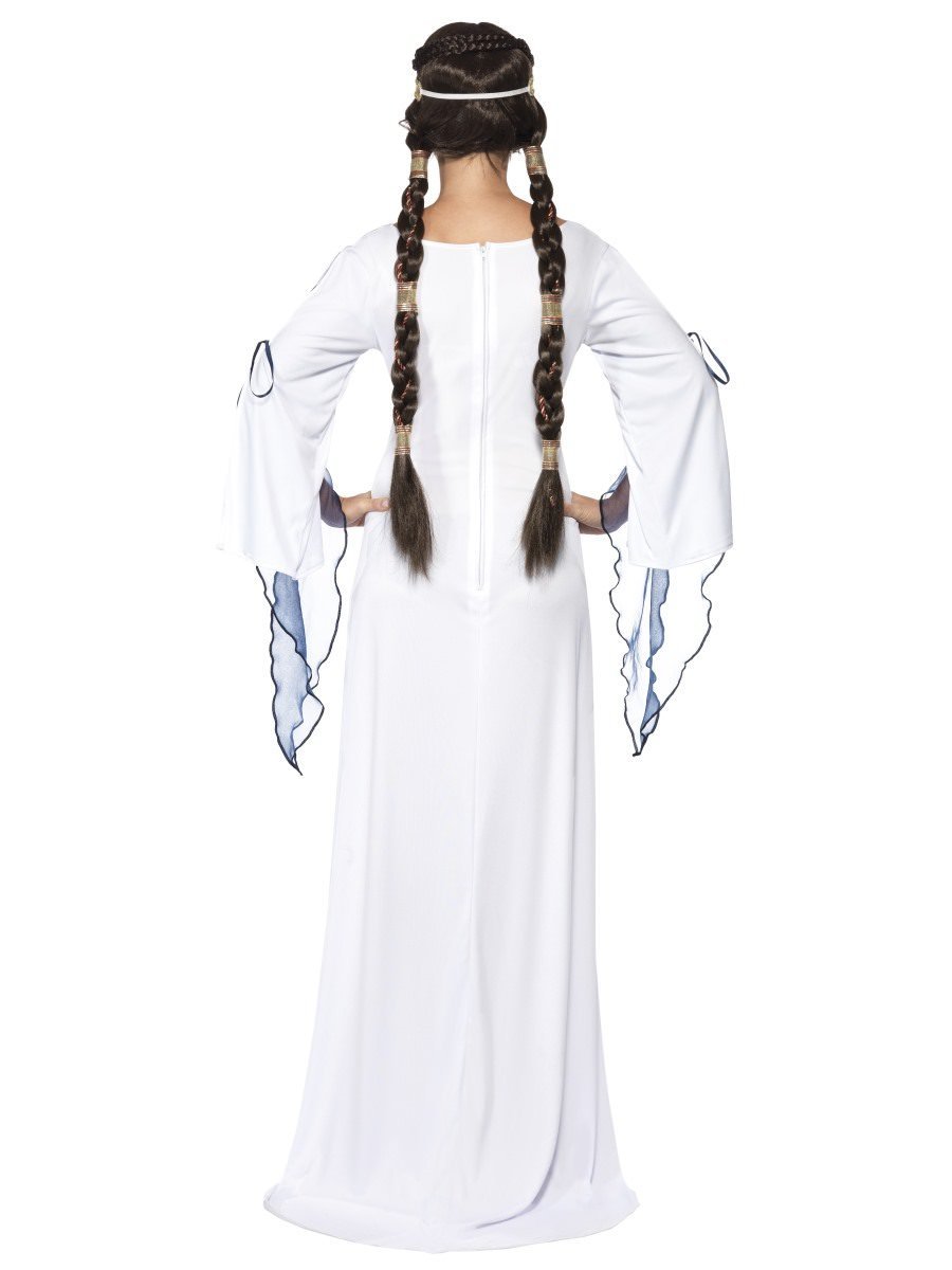 Medieval Maid Costume, White Wholesale