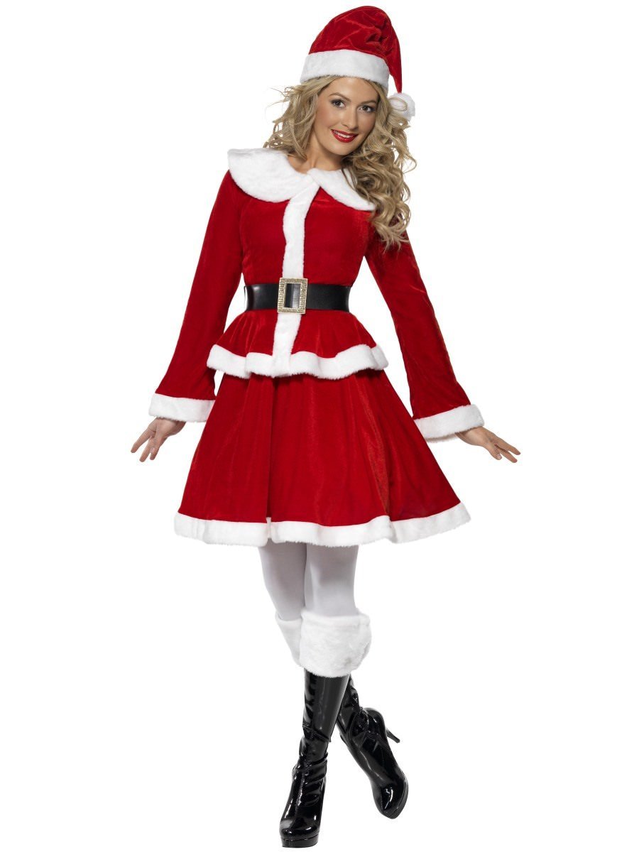 Miss Santa Costume, with Muff Wholesale