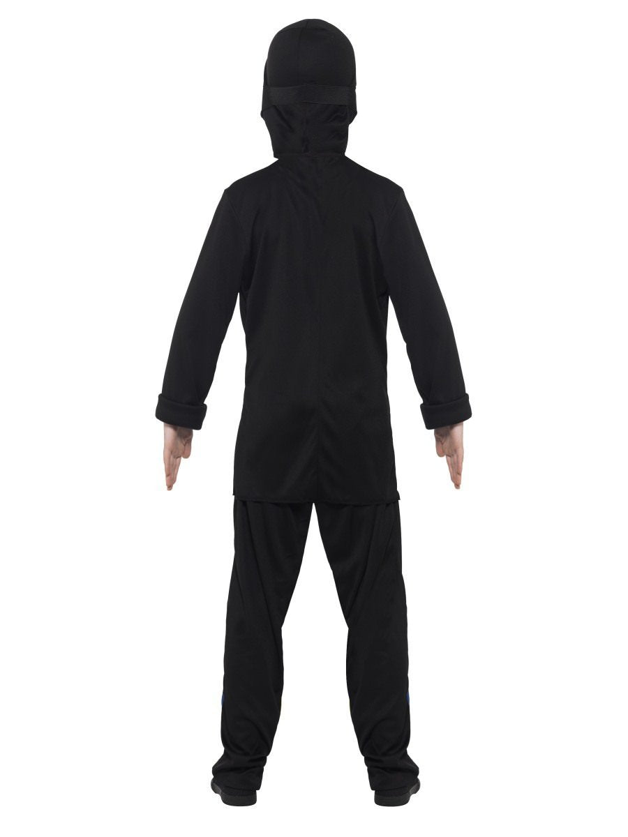 Ninja Assassin Costume, Black & Blue Wholesale