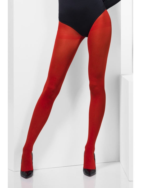 Opaque Tights, Red Wholesale