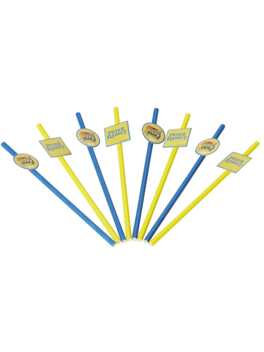 Peter Rabbit Movie Tableware Party Straws x8 WHOLESALE Alternative 1