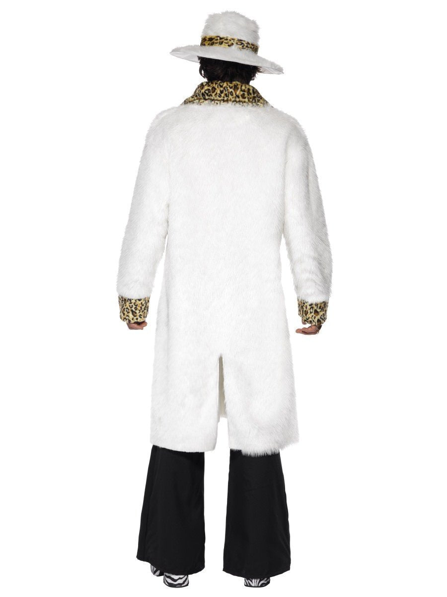 Pimp Costume, White and Leopard Skin Wholesale