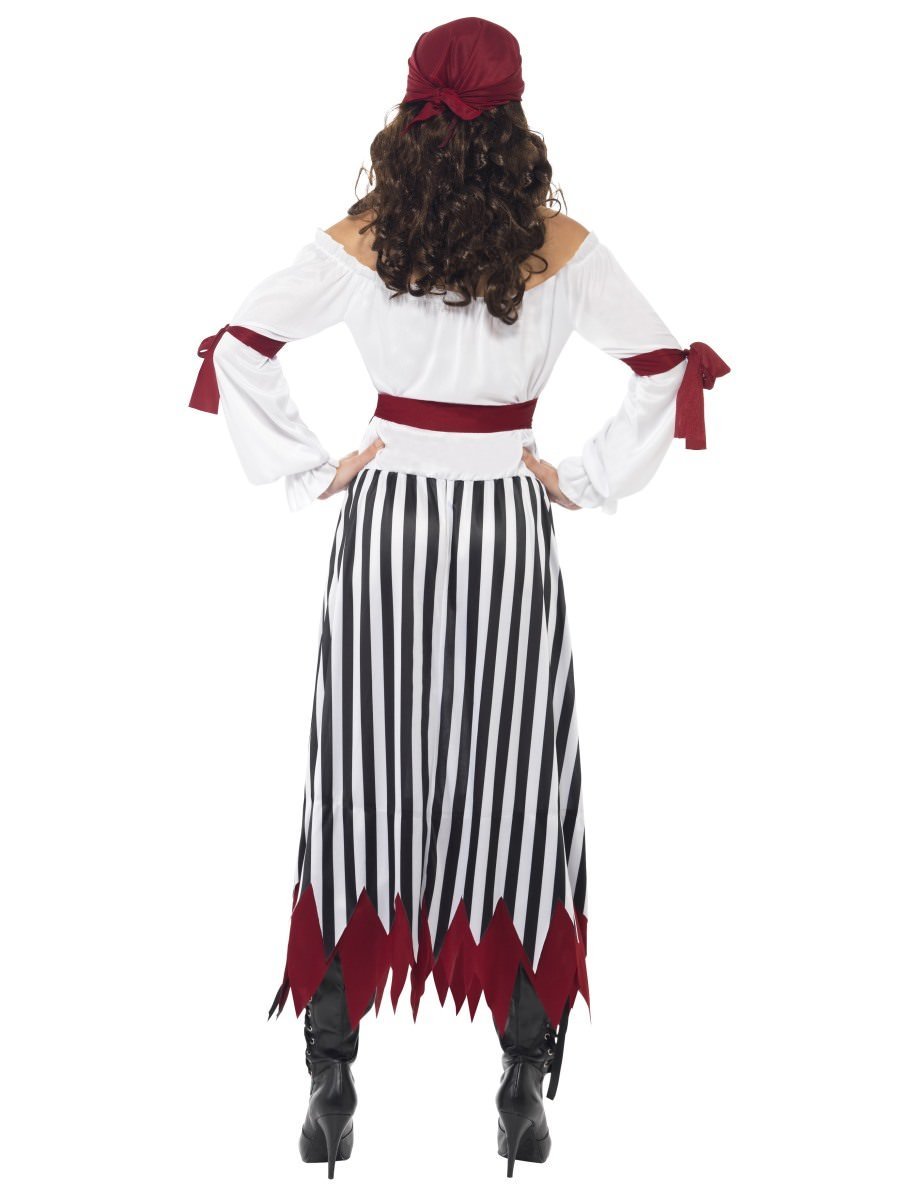 Pirate Lady Costume, Black & White Wholesale