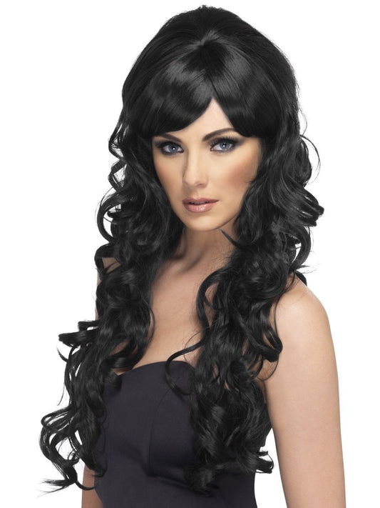 Pop Starlet Wig, Black Wholesale