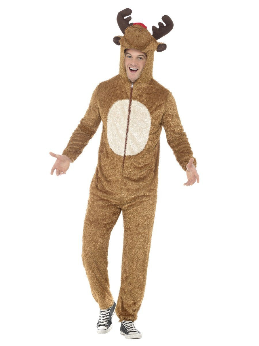 Reindeer Costume, Brown, with Hooded Jumpsuit Wholesale