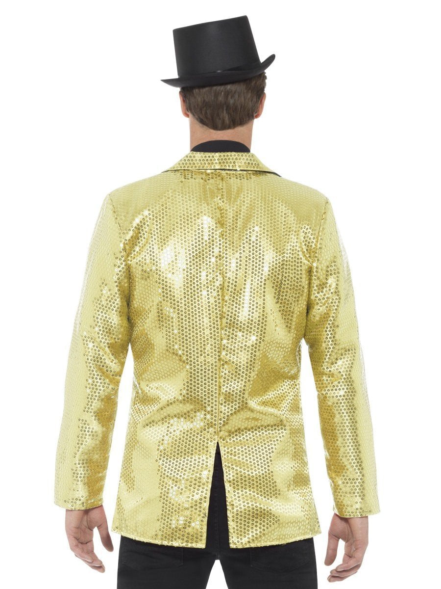 Sequin Jacket, Mens, Gold Wholesale