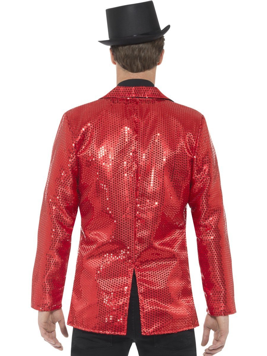 Sequin Jacket, Mens, Red Wholesale