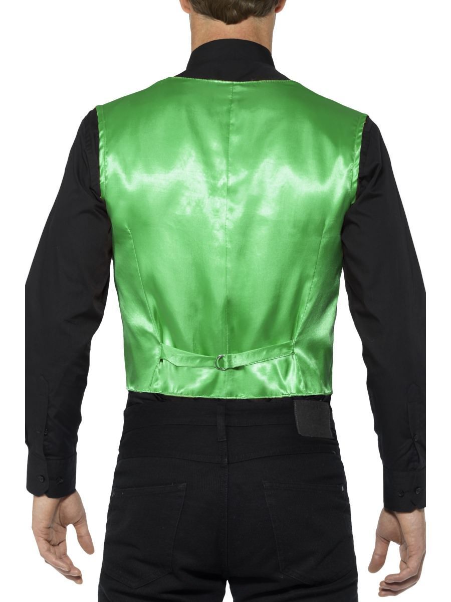 Sequin Waistcoat, Green Wholesale