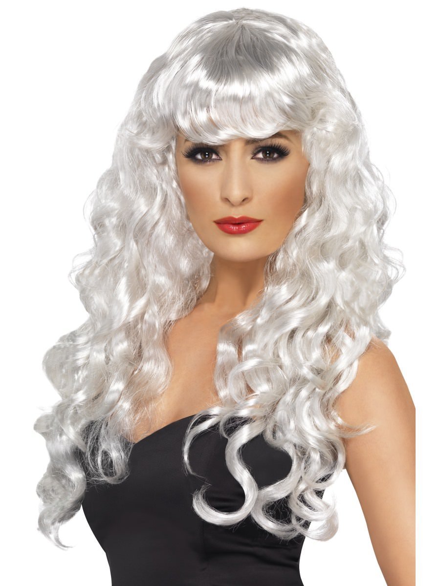 Siren Wig, White Wholesale