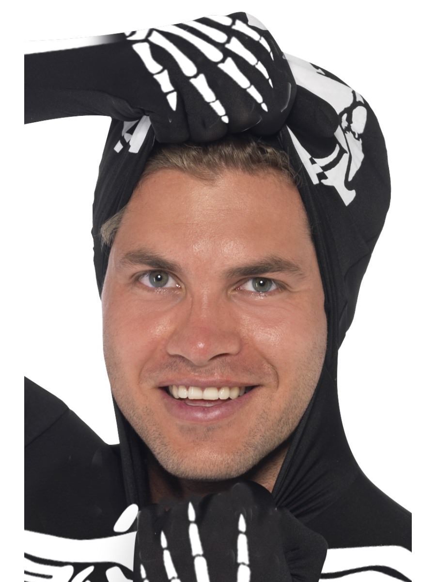 Skeleton Second Skin Costume, Black Wholesale