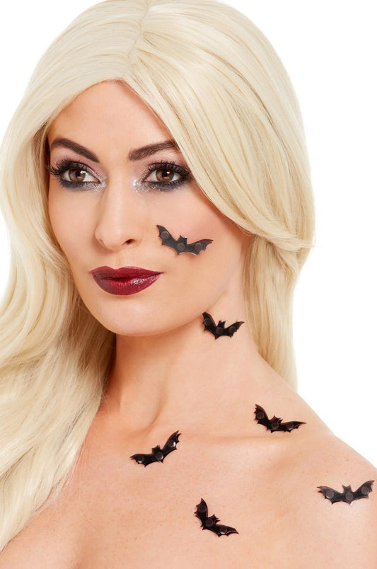 Smiffys Make-Up FX, 3D Bat Stickers Wholesale