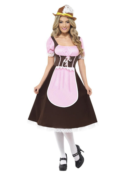 Tavern Girl Costume, Brown, Long Wholesale