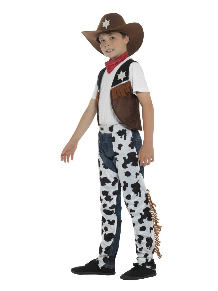 Texan Cowboy Costume, Child, Brown & Black Wholesale