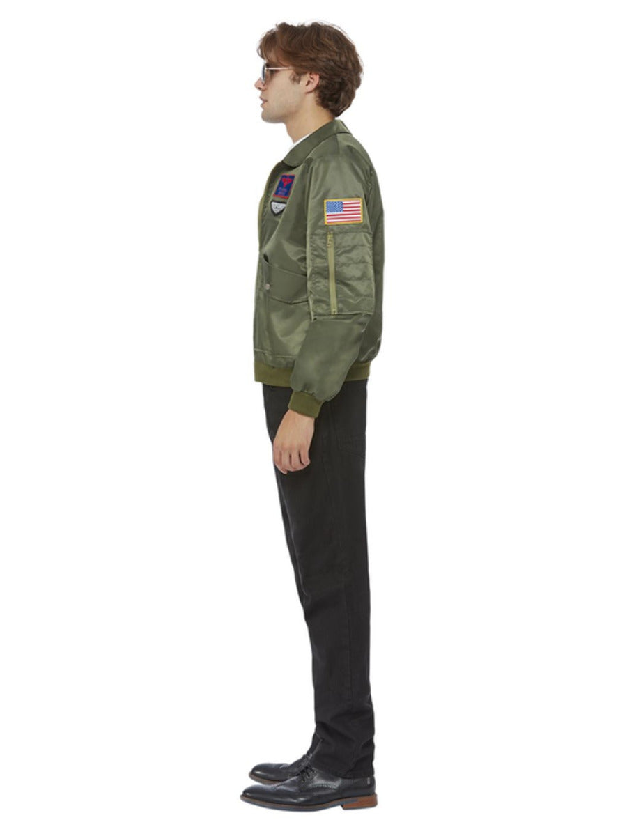 Top Gun Maverick Bomber Jacket Green WHOLESALE Side