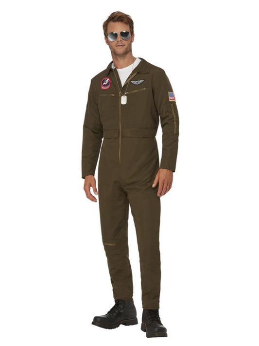 Top Gun Maverick Mens Aviator Costume Green WHOLESALE