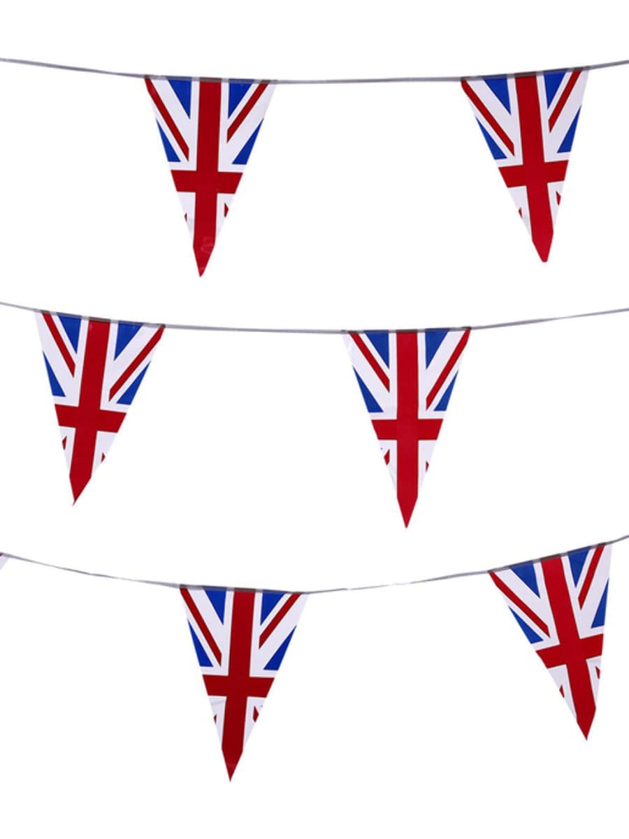 Union Jack Triangle Bunting Plastic