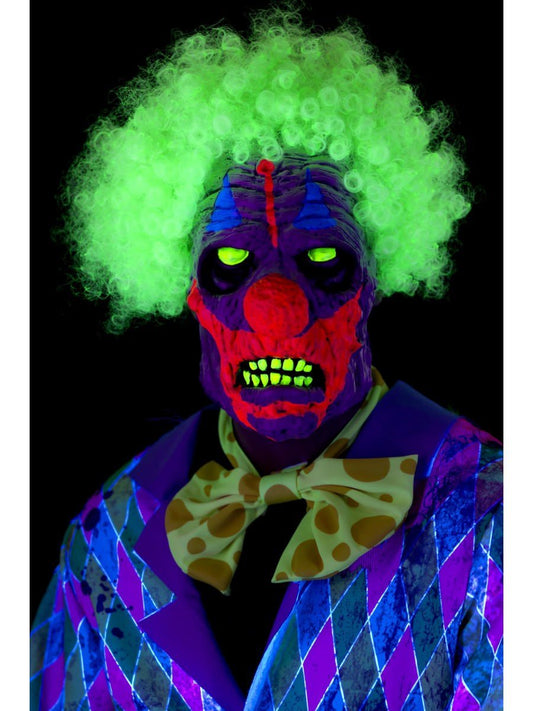 UV Black Light Clown Mask Wholesale